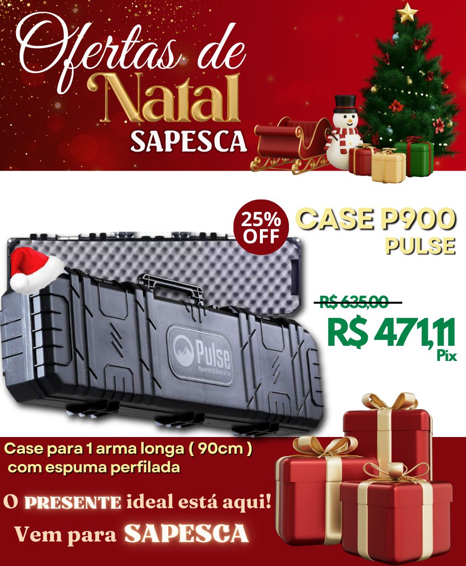 Maleta case para 1 armas longa pulse p900